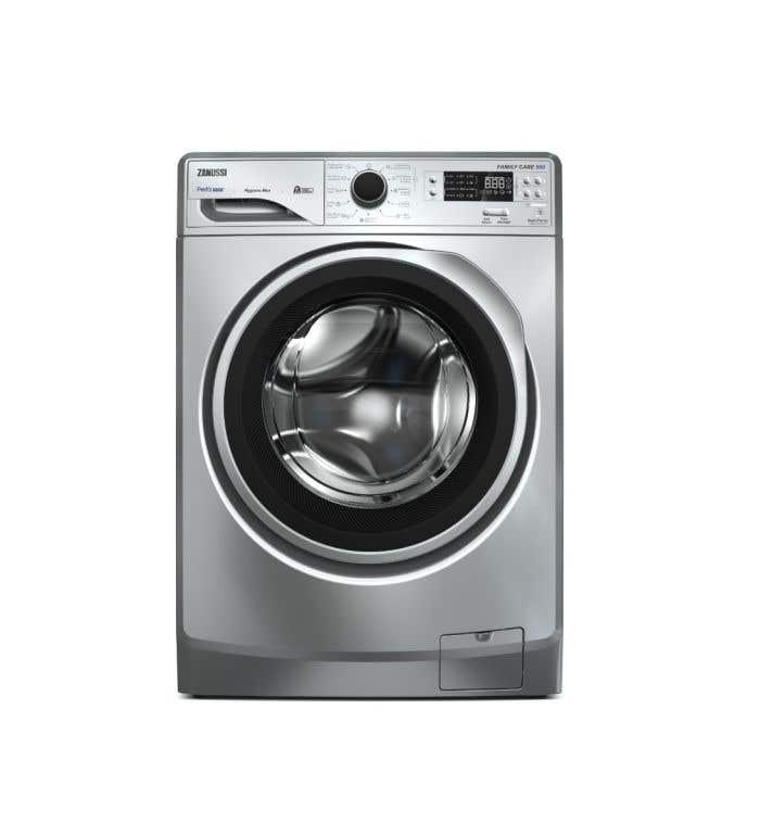 Zanussi ZWF7240SS6-914909453 PERLAMAX Automatic Washing Machine, 7 kg, Front Load, 1200 RPM - Silver