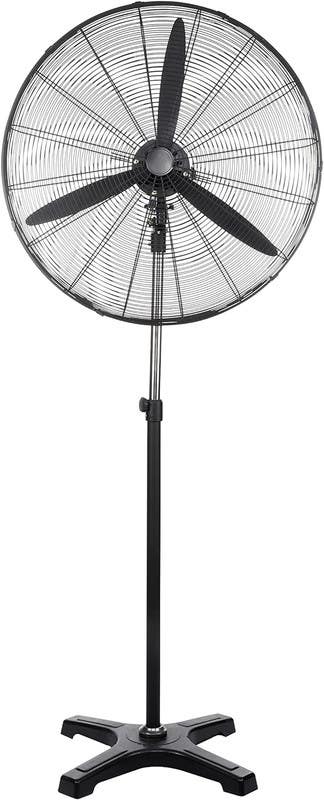 Fresh 500004504 Industrial Stand Fan, 3 Speeds, 30 Inch - Black