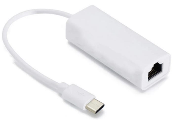 Coteetci 83002 USB Gigabit Ethernet Adapter, 1000 Mbps, Com.with Laptops & PC - White