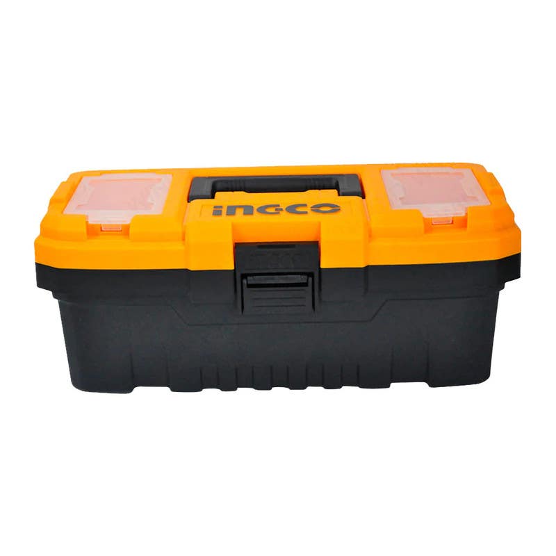 Ingco PBX1401 Super Hard Tool Box Case Organizer, 14 Inch - Black Yellow
