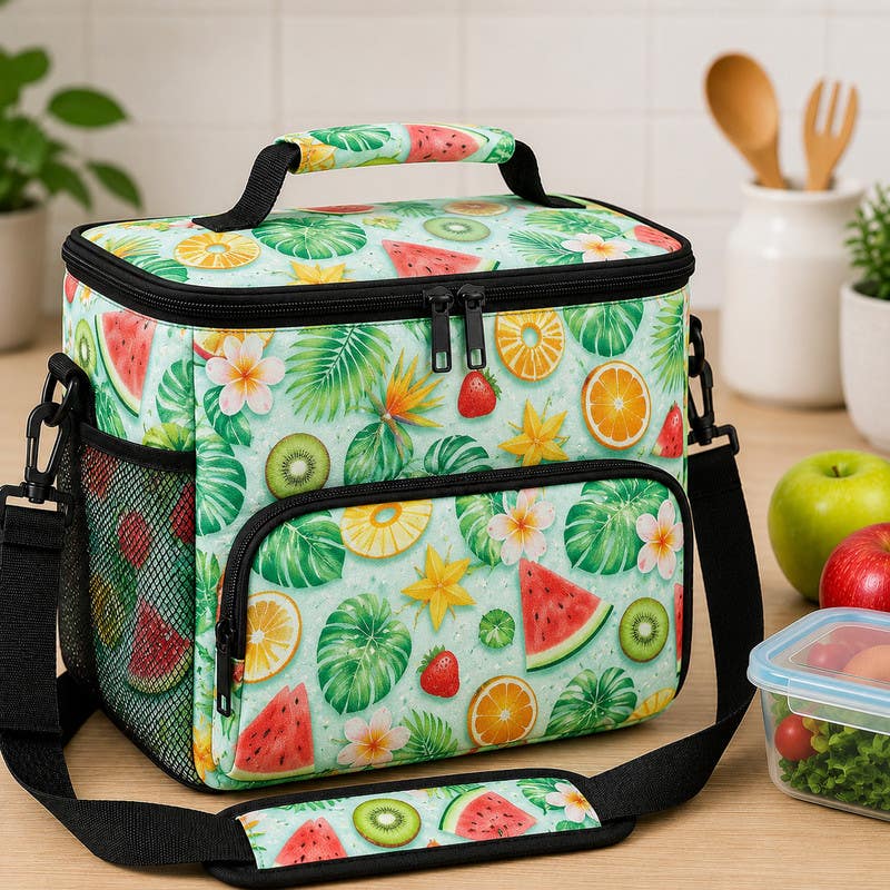Thermal bag, 25-liter capacity, waterproof - Multicolor
