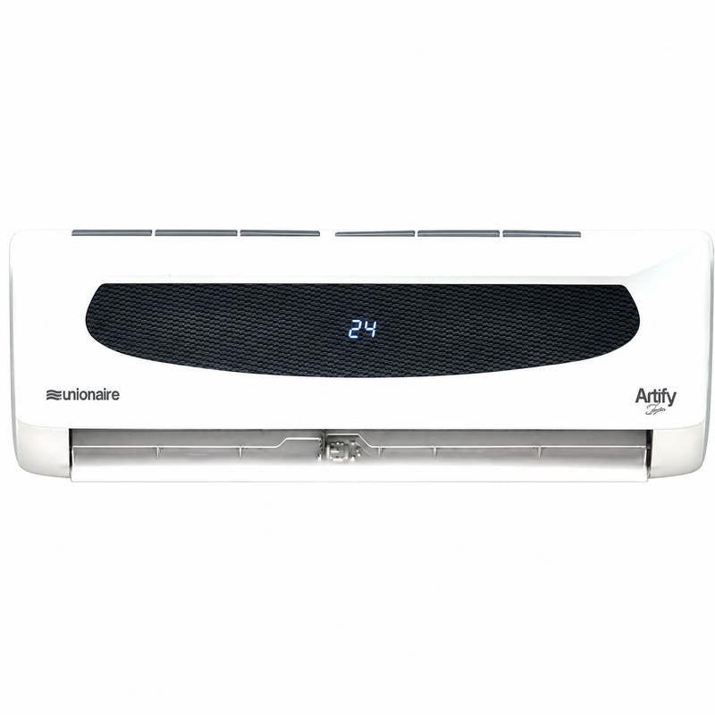 Union Air INV-ARTI020HY50XWFR-SG-SER Artifay Split Air Conditioner, 2.5 HP, Cool/Heat, Plasma, Inverter, Holder - White