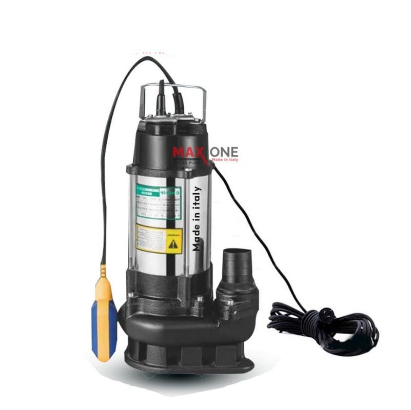 Max one Water Pump Motor, 2 HP, Made in Italy - Black