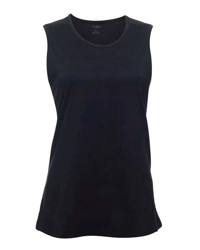 Carina Women'S Sleeveless Cotton T-Shirt