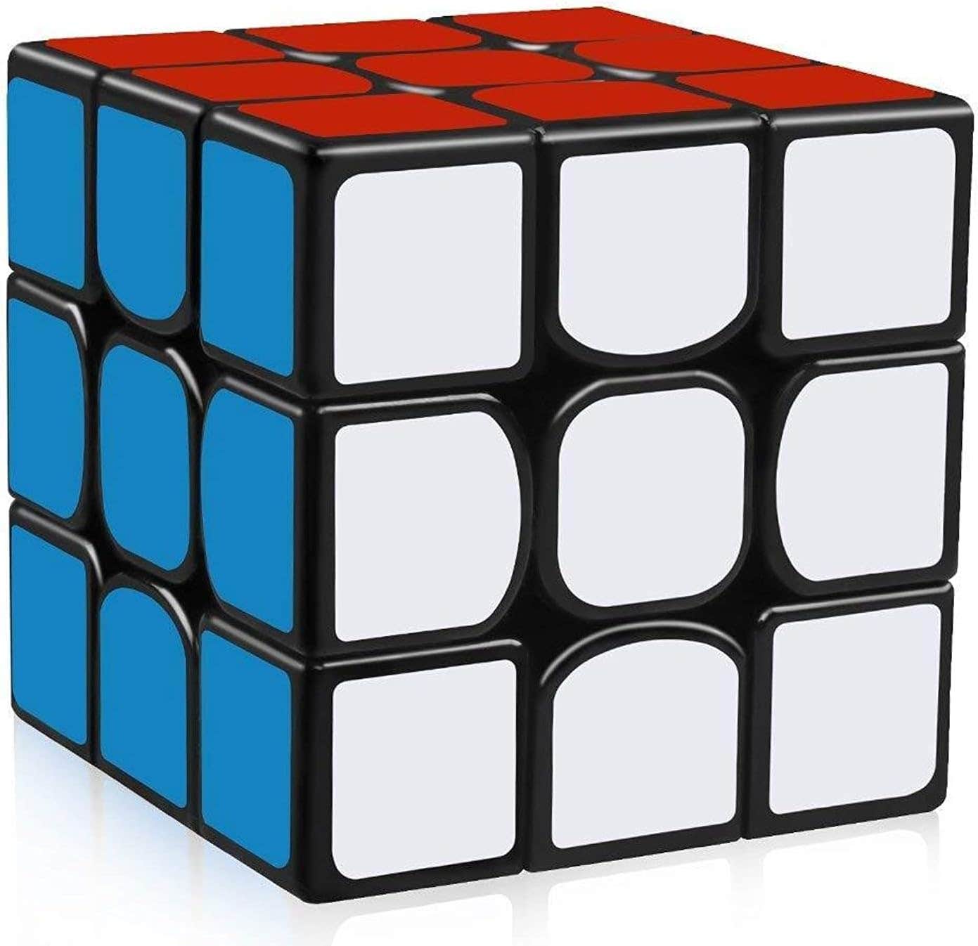 Magnetic Design Plastic Speed Cube 3x3 - Multicolor