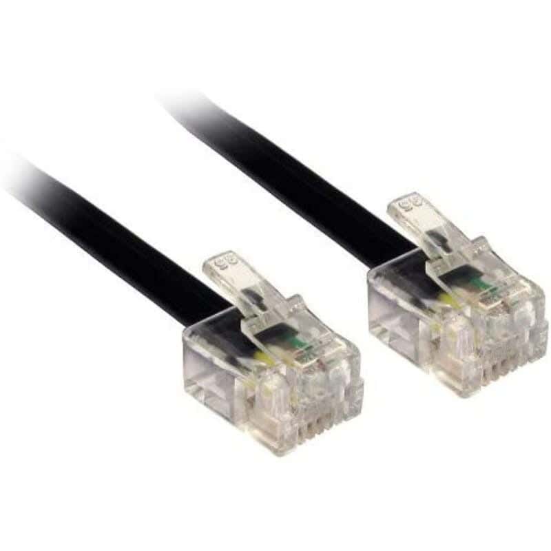 Telephone Heat Cable, 7 Meters - Black