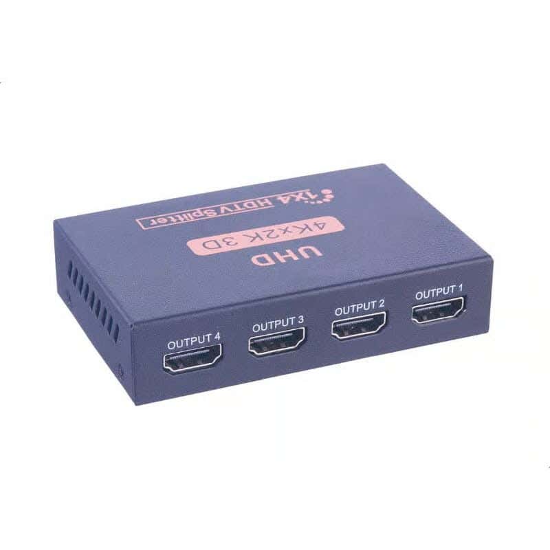 Splitter Expansion Adapter, 4 Ports - Black