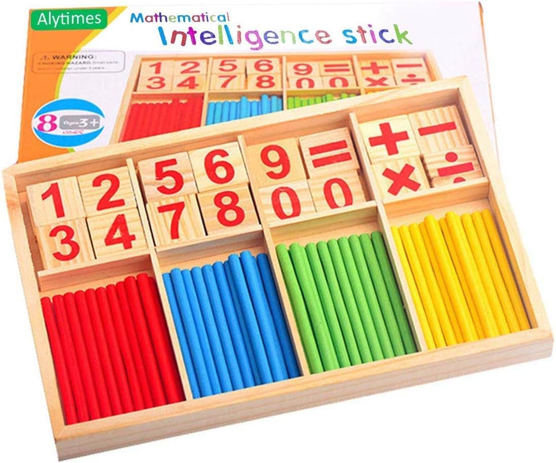 Alytimes Wood Educational Mathematics Toy - Multicolor