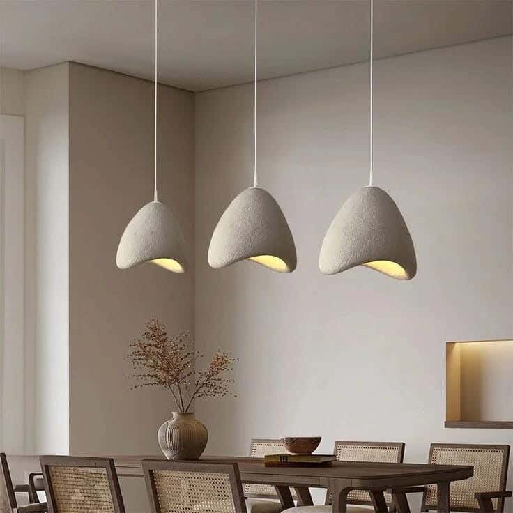 Joky Fiberglass Ceiling Chandelier, 30 cm - Off White