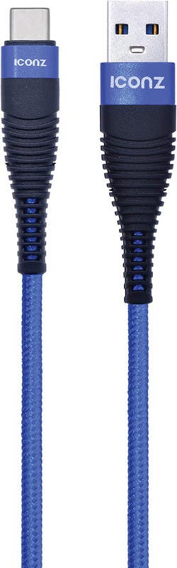 Iconz XBC06L Bazix Type-C Cable, 2.4 Ampere - Blue