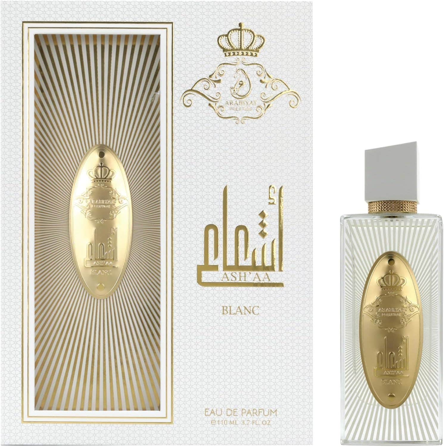 Arabiyat Prestige Eau de Parfum Ashwa Blanc, Unisex, 110 ml