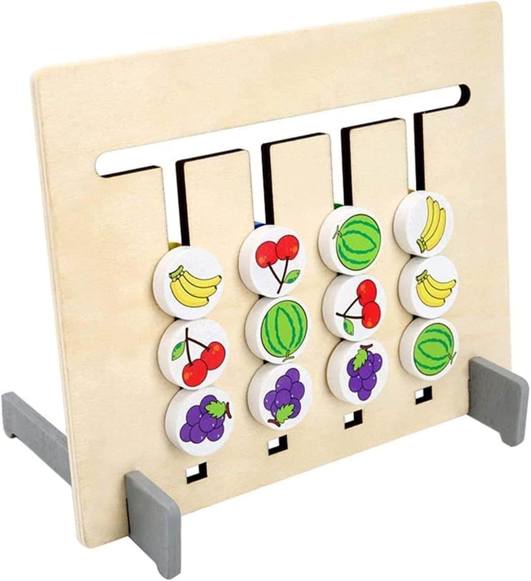 Color Wooden Puzzle Game - Multicolor