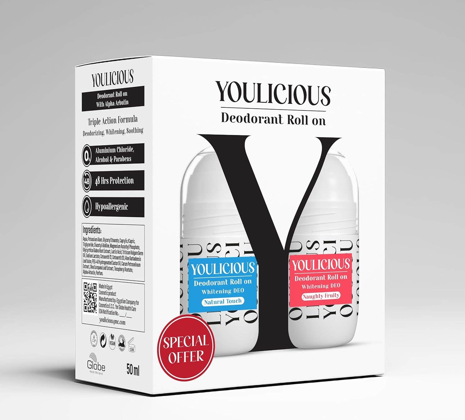 Eulicious Deodorant, 50 ml, for Women