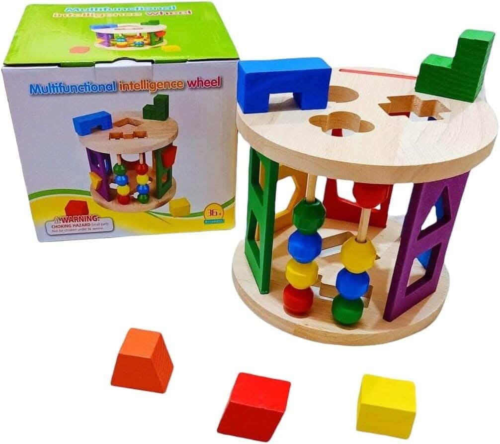 Alsafwa W33-46 Wooden Matching Toy - Multicolor