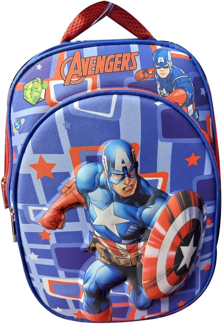 Printed Design Durable School Backpack - Multicolor