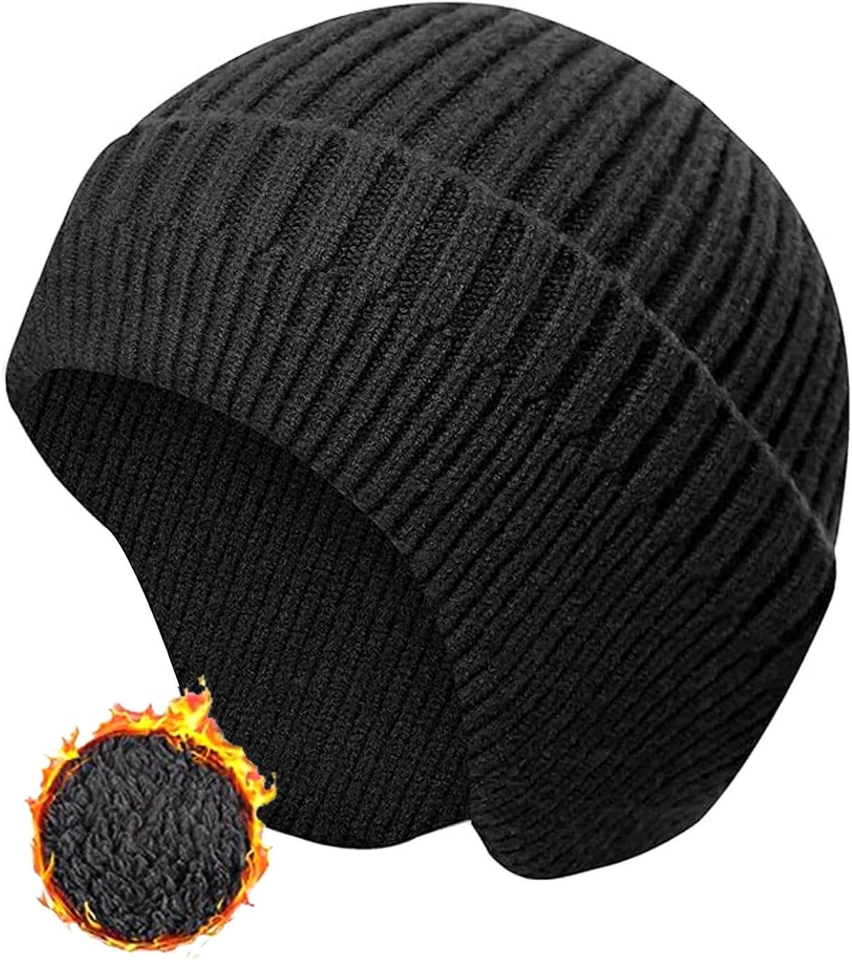 Maxmana Secret Windproof Knit Winter Hat, One Size - Black
