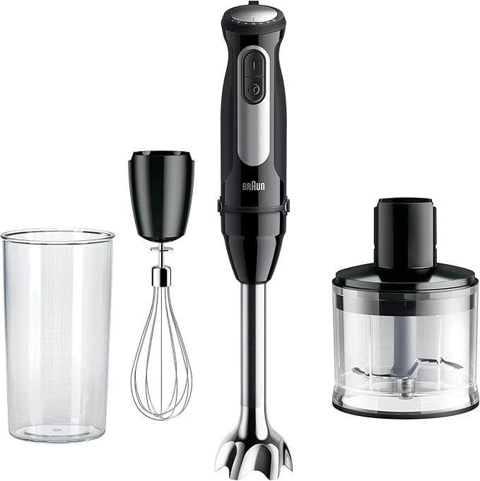 Braun Blender, 0.6L Capacity, 1000W Power, MQ55236M - Black