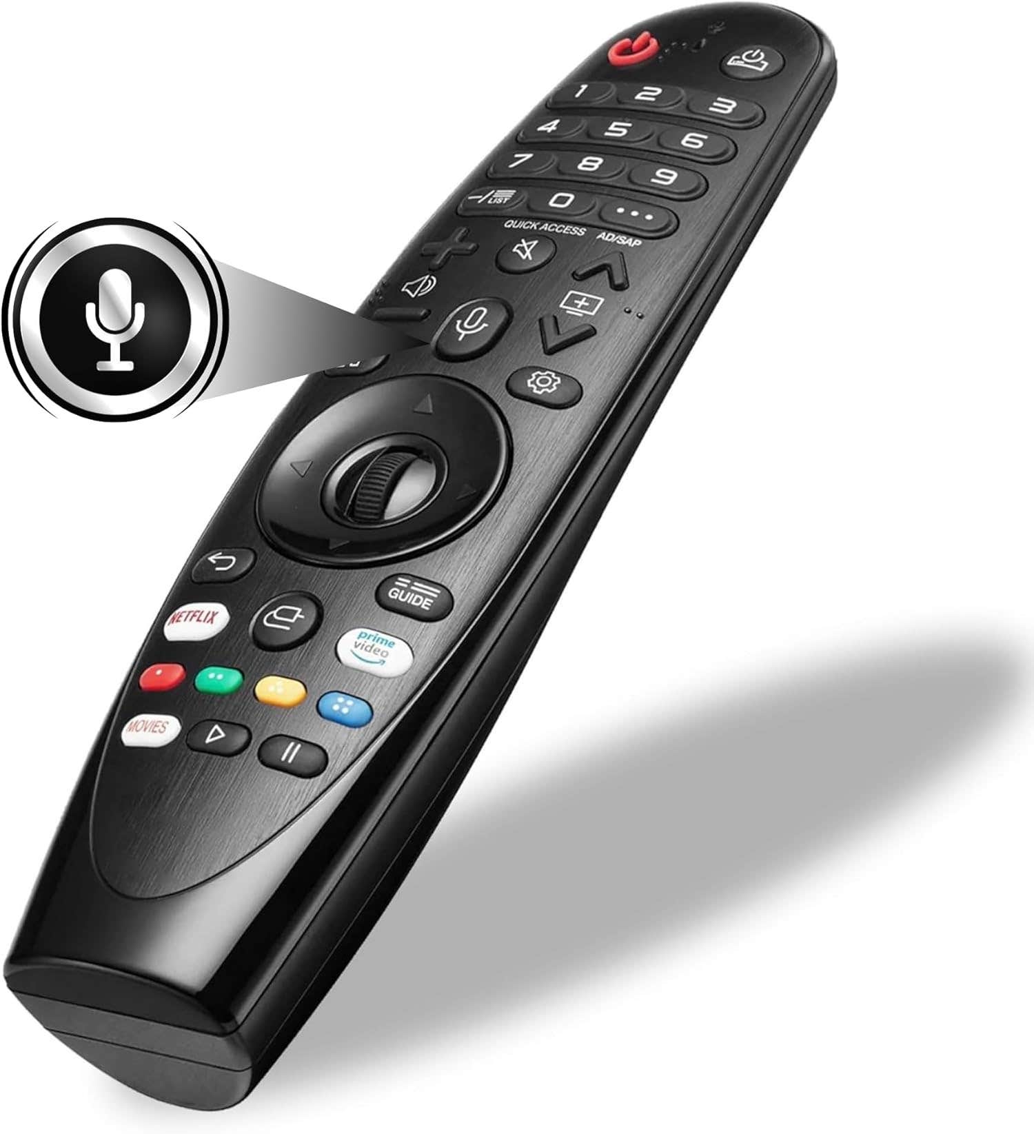 Magic Remote Control for LG TV with Pointer Voice Function - Black.