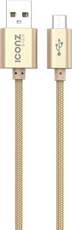 Iconz XBR05G Micro USB Cable, 1 Meter - Gold