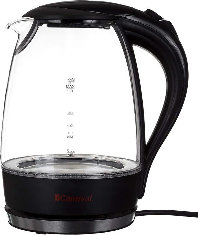Carnival EG-1700KG Electric Kettle, 1.7 Liter - Clear
