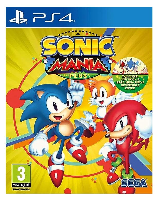 Sonic Mania Plus Game Compatible with PlayStation 4 Control