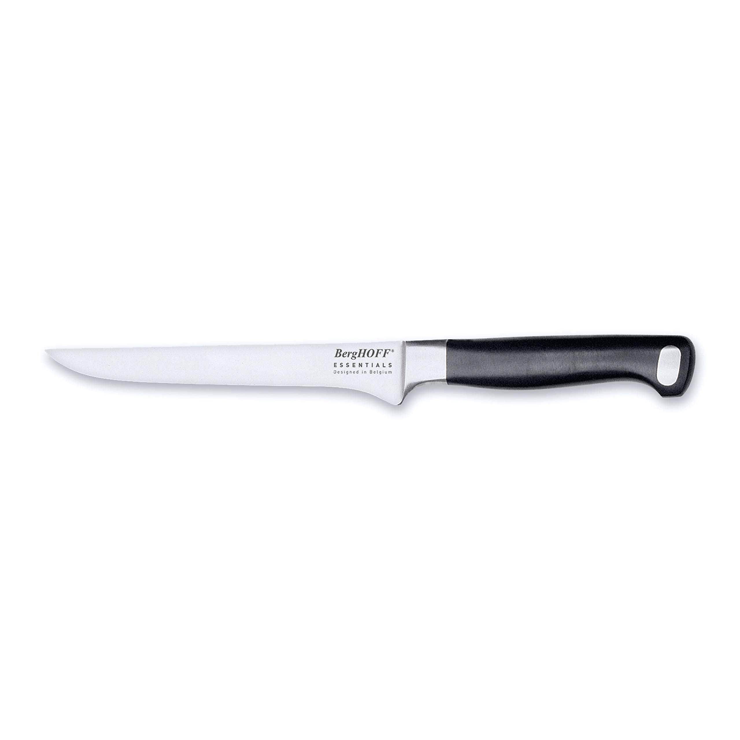 Berghoff Essentials Boning Knife with Wooden Handle, 15 cm - Black