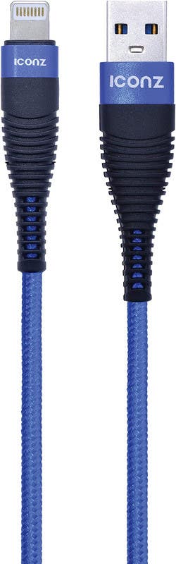 Iconz XBL06L Bazix Lightning Cable, 2.4 Ampere - Blue