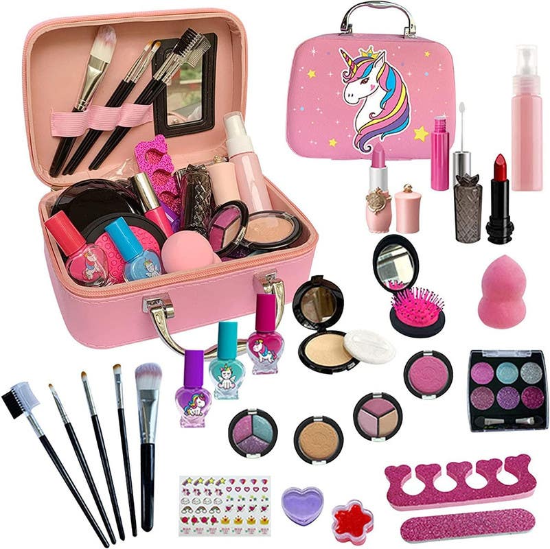 Washable Makeup Bag for Girls - Multicolor