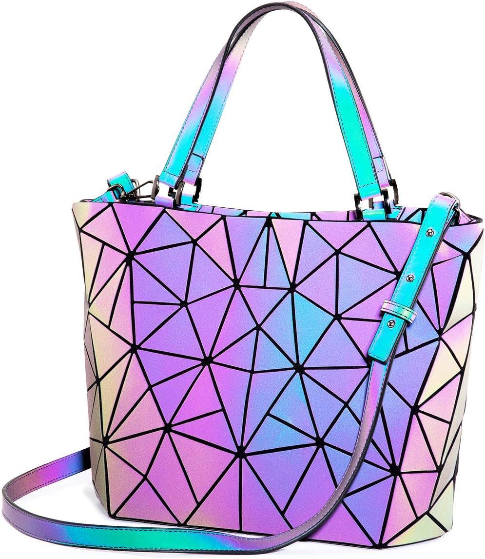 Lovevook Reflective Crossbody Bag - Purple