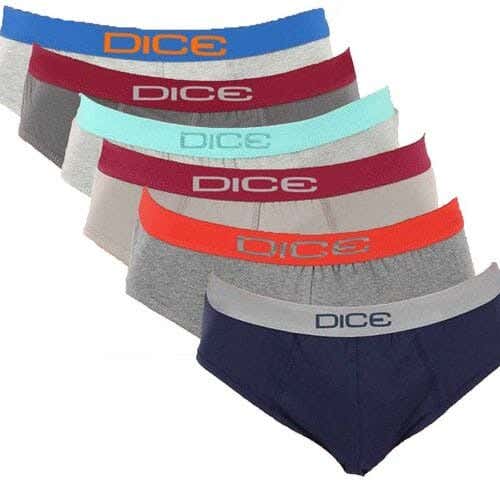 Dice Men's Boxer Briefs, 6 Pack