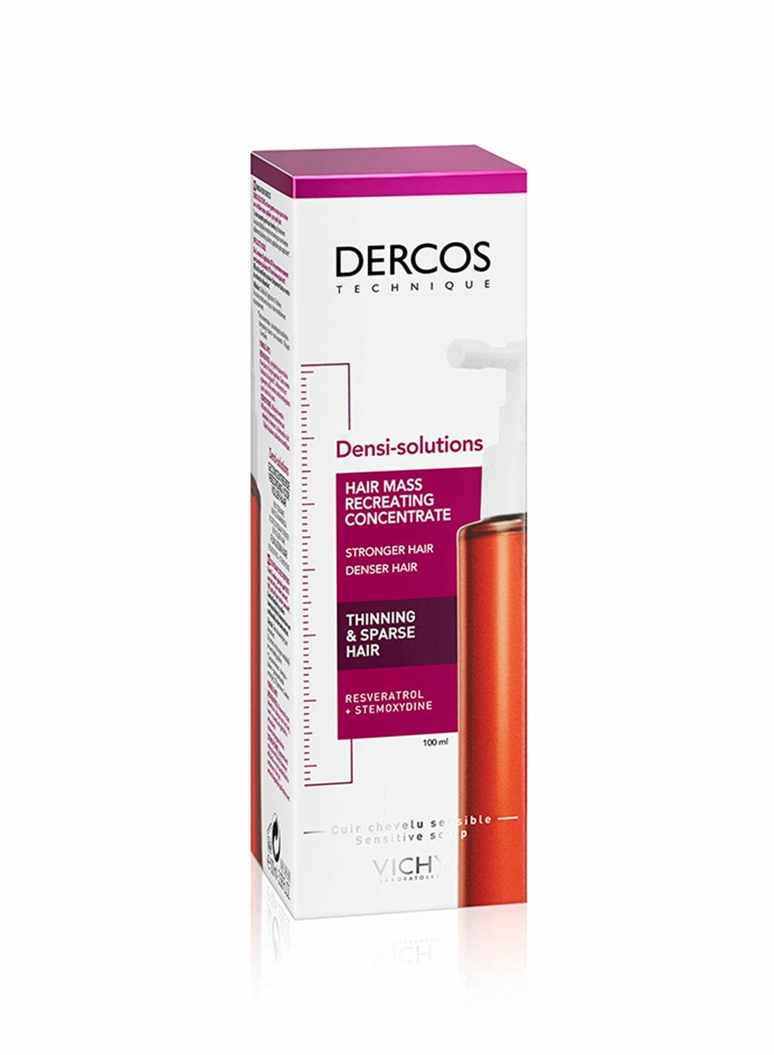 Vichy Densi-Solutions Hair Mass Recreating Concentrate for Thinning and Sparse Hair - 100 ml