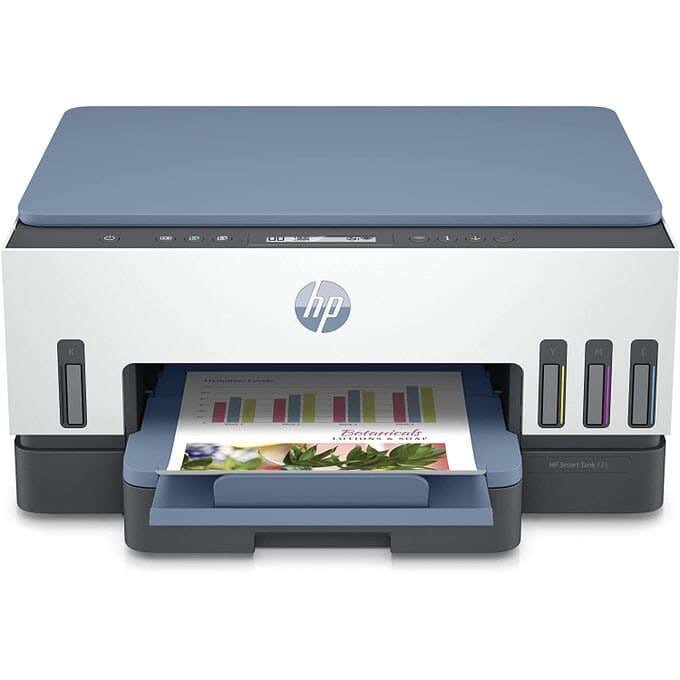 HP 28B51A Smart Tank 725 All In One Wireless Printer - Blue White