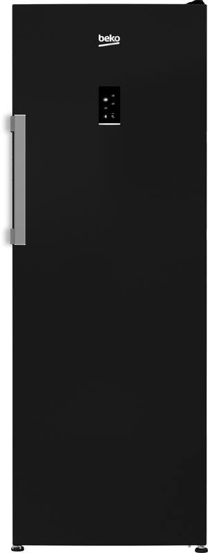 beko B3RFNE294XB No Frost Upright Freezer, 260 Liters, 7 Drawers - Black
