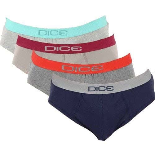Dice Men's Boxer Briefs, 4 Pack