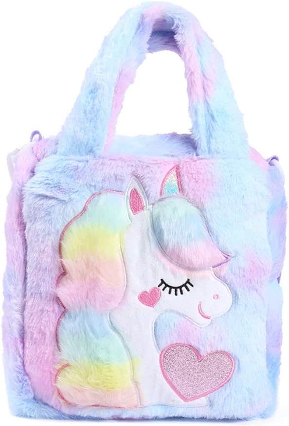 Miss Tiara Unicorn Plush Preschool Backpack for Girls - Multicolor