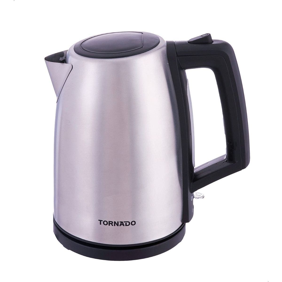 Tornado TKS2217E Electric Kettle, 1.7L, 2200W - Silver