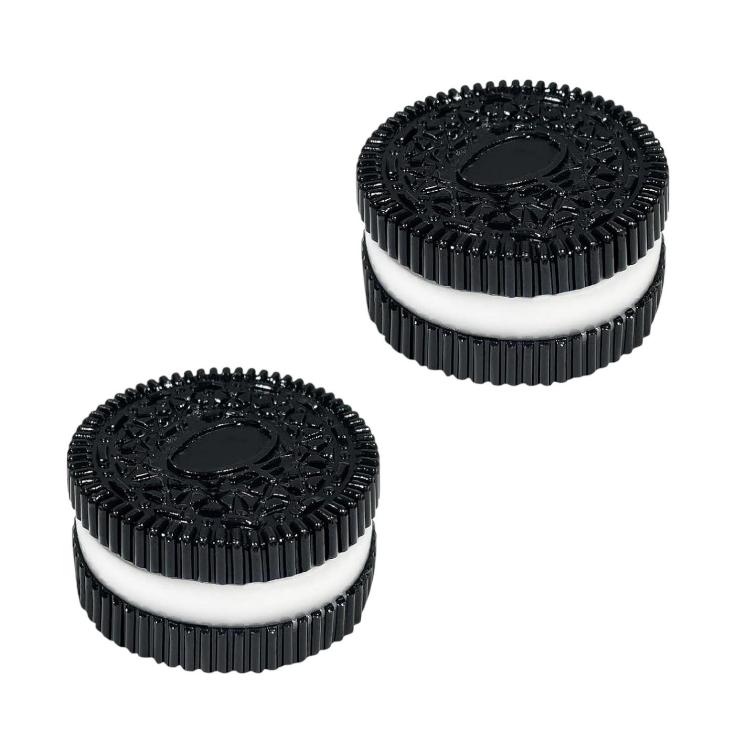 Arromi Silicone Stress Relief Toy, 2 Pieces - Black White
