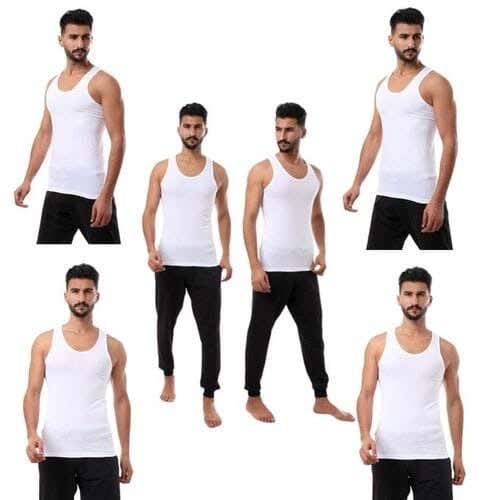 Emperor Men's 4-Piece Undershirt Set