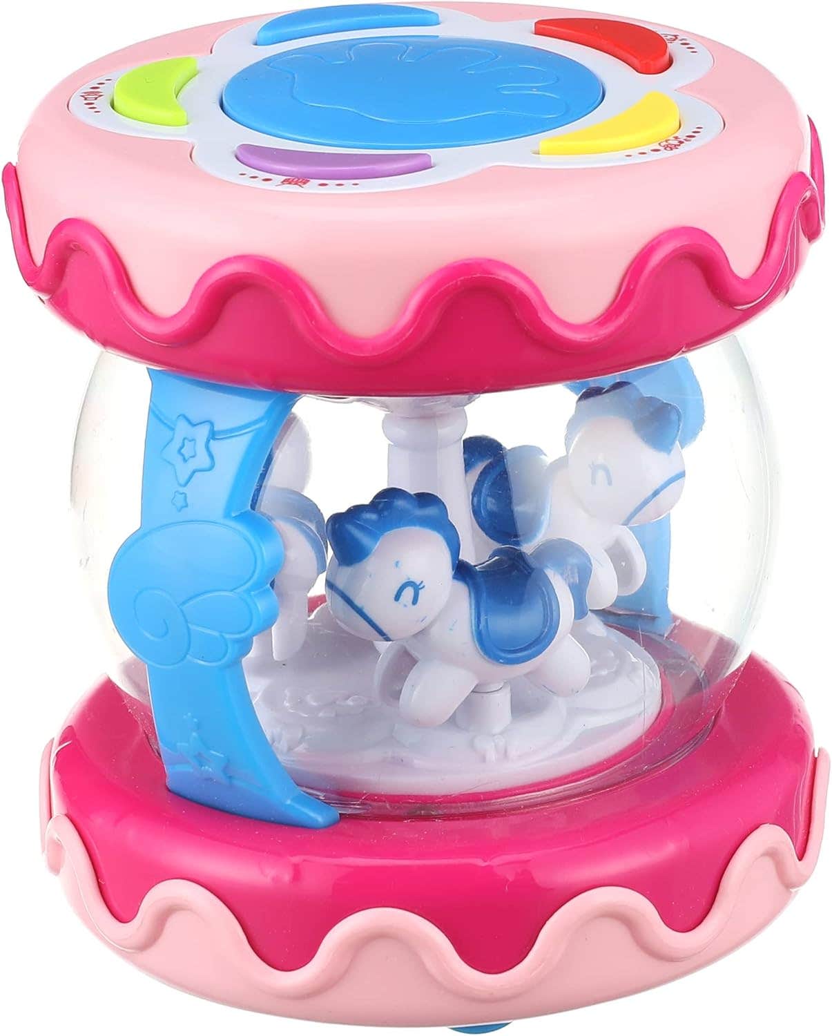 Huanger Plastic Music Drum - Multicolor