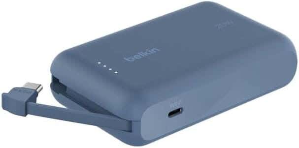 Belkin Power Bank, Type-C, 10000 mAh, Fast Charging - Blue