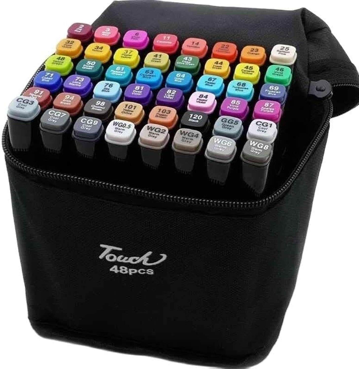 Valkyrie Marker Art Set, 48 Pieces - Multicolor