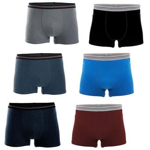 Dice Men's Boxer Briefs, 6 Pack, Cotton - Multicolor