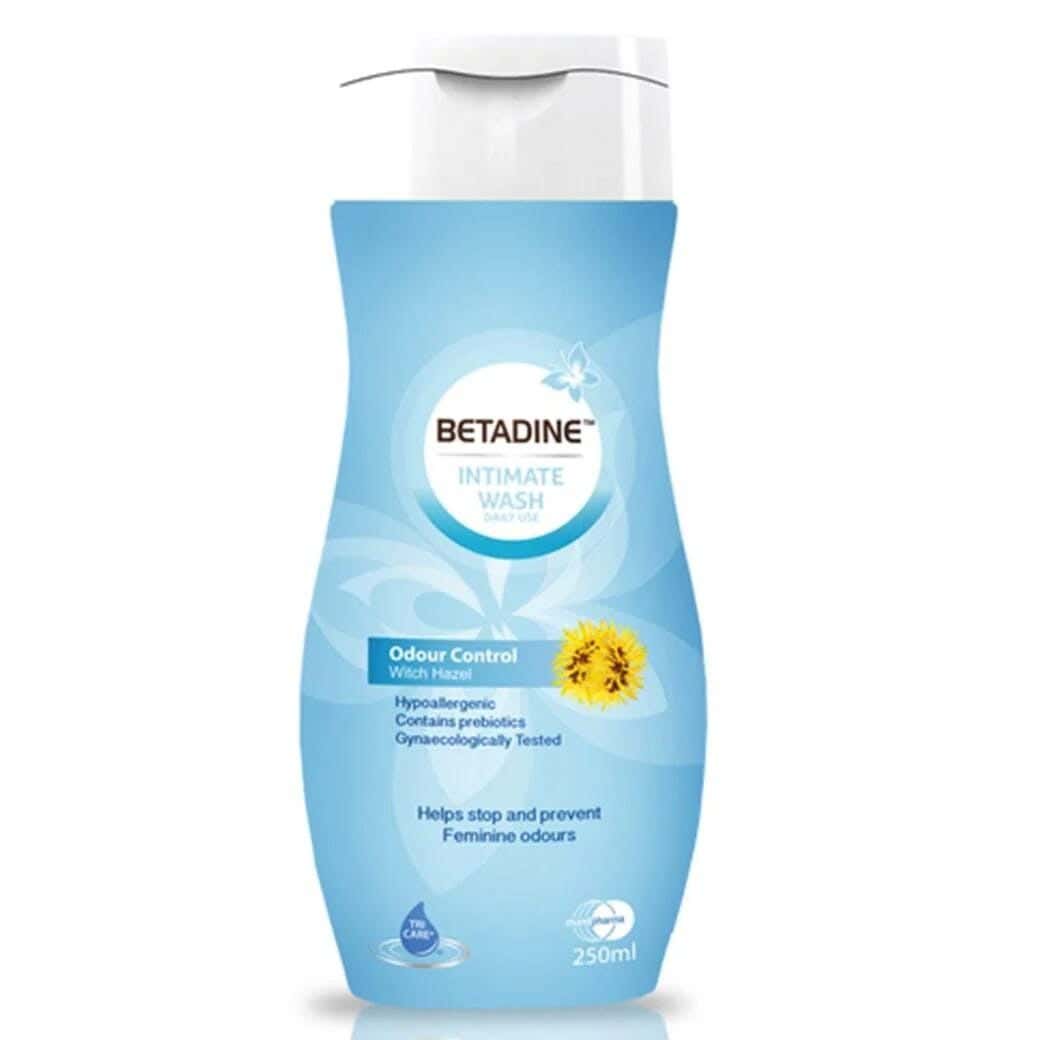Betadine Sensitive Wash To Eliminate Odor, For Women, 250 Ml