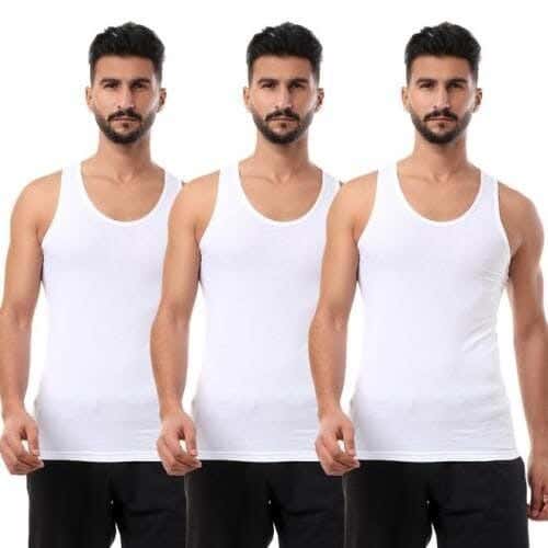 Cottonil Men's 3-Piece Tank Top Set
