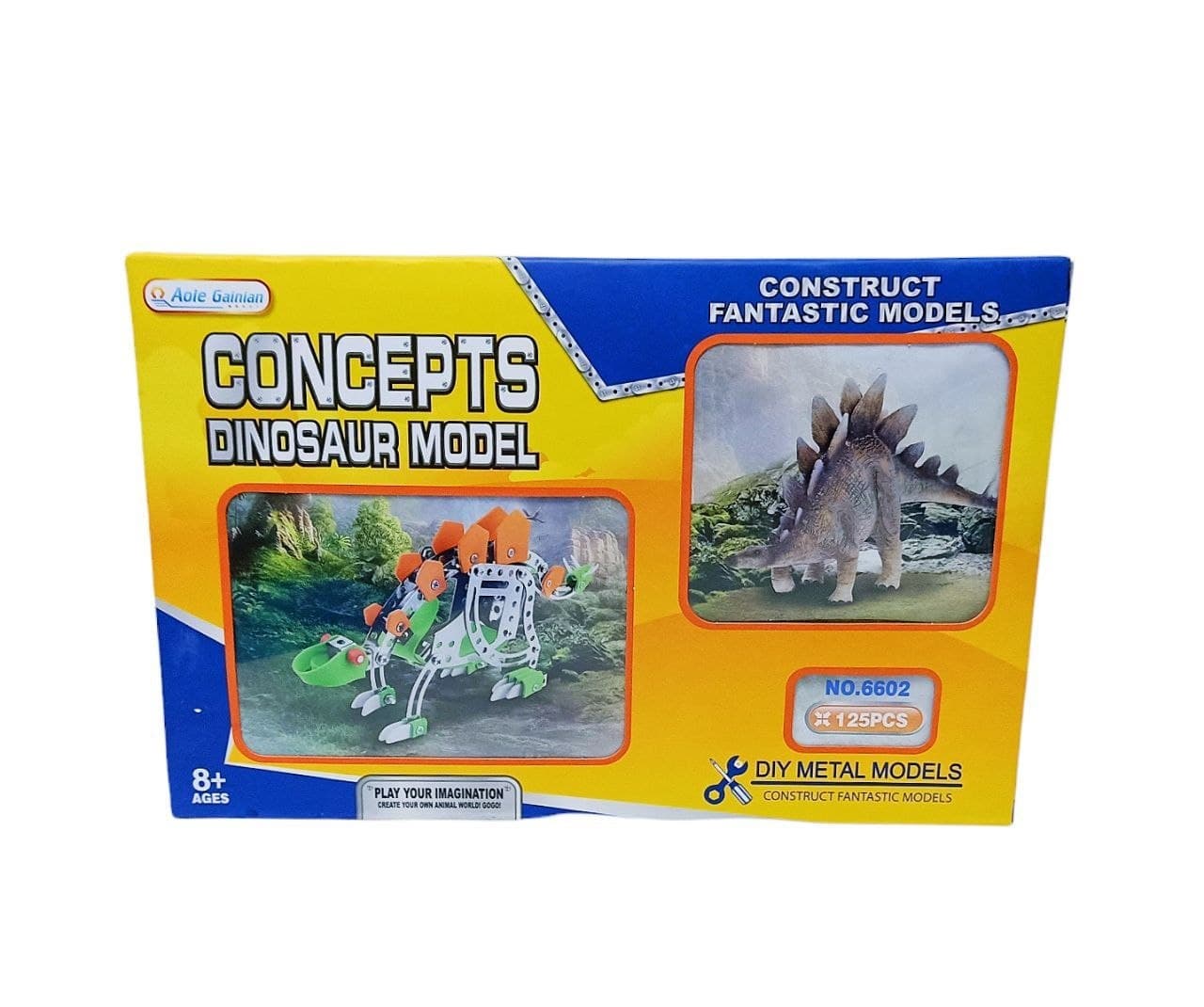 Alsafwa W56-28 Metal Model Building Kit for Unisex Children, 125 Pieces - Multicolor