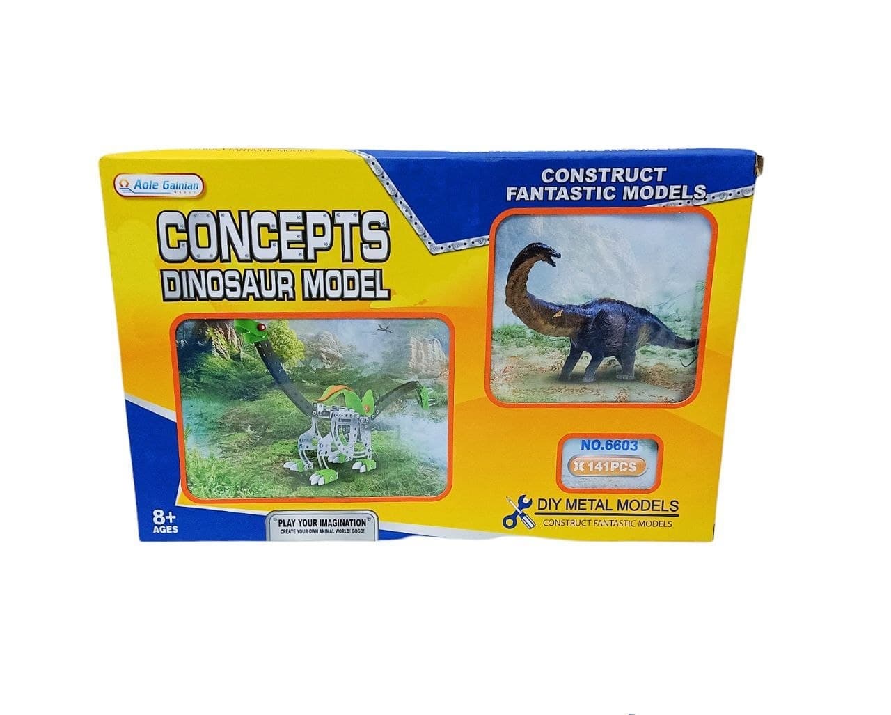Alsafwa W56-29 Metal Model Building Kit for Unisex Children, 141 Pieces - Multicolor