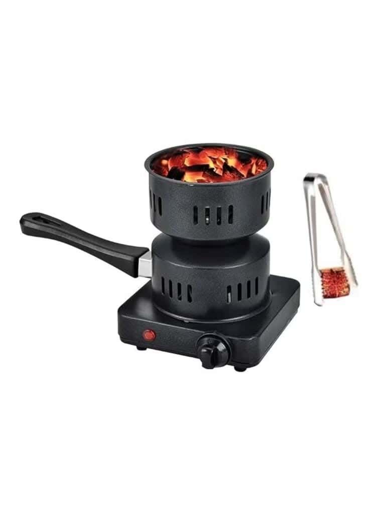 Jamaki JMK7015 Electric Charcoal Stove, 1200 Watts - Black
