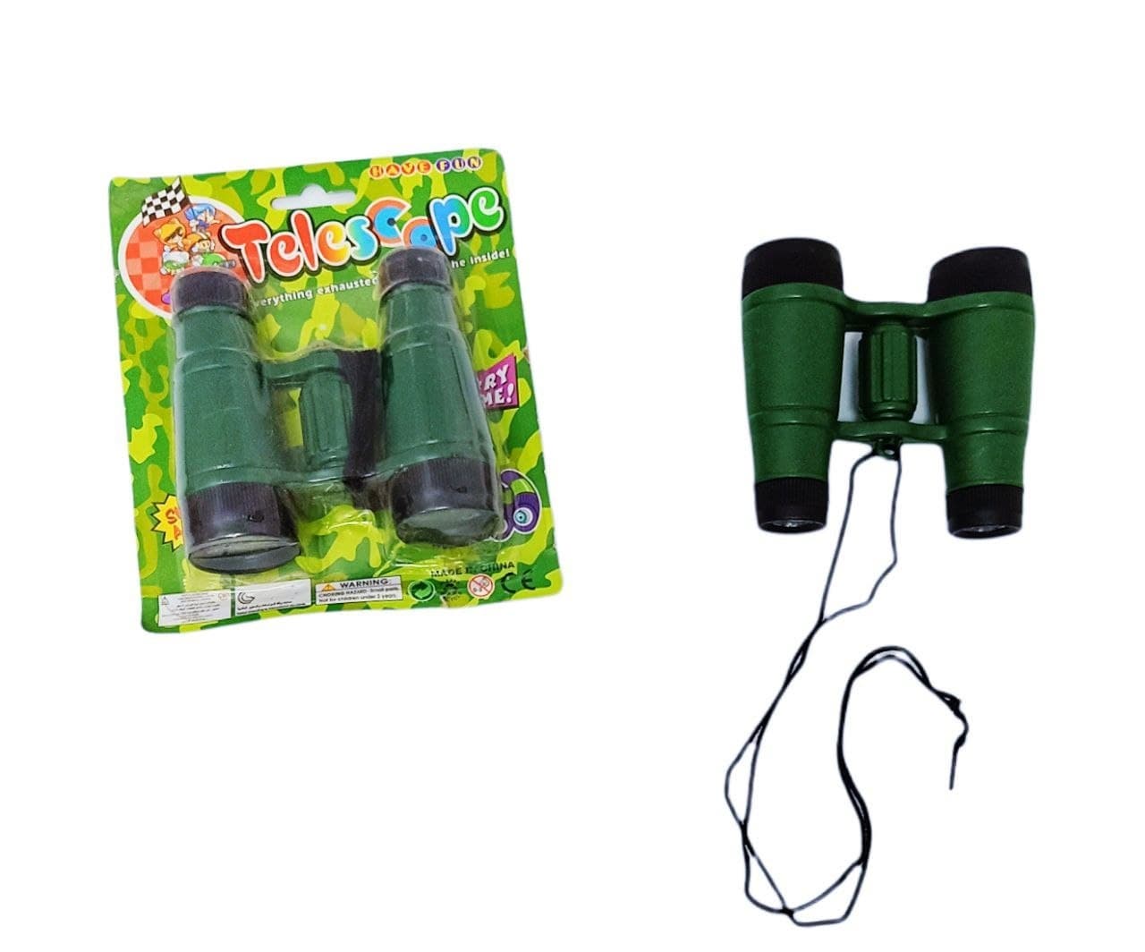Alsafwa W57-10 Telescope Toy for Unisex Children - Green Black