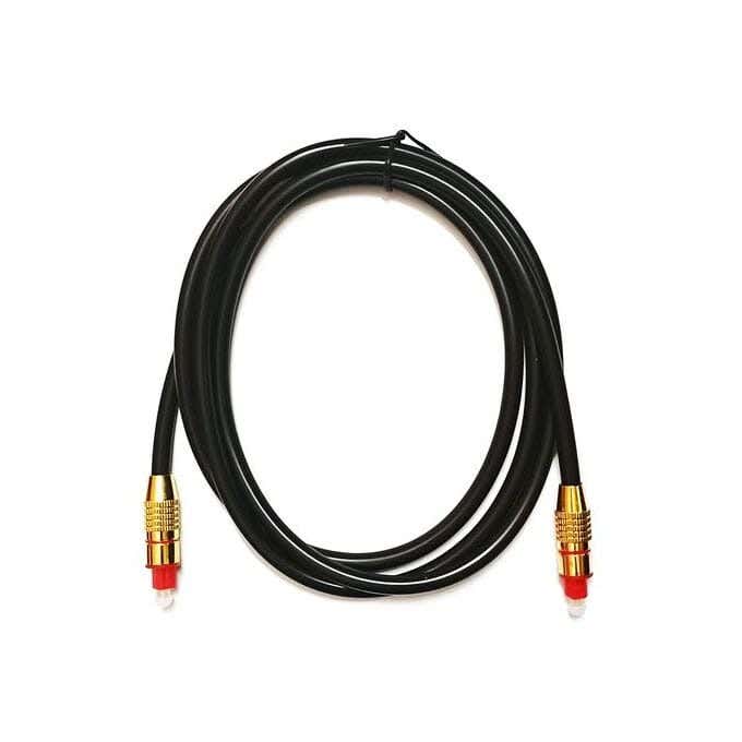 Fiber Optical Cable For Sound System - Black