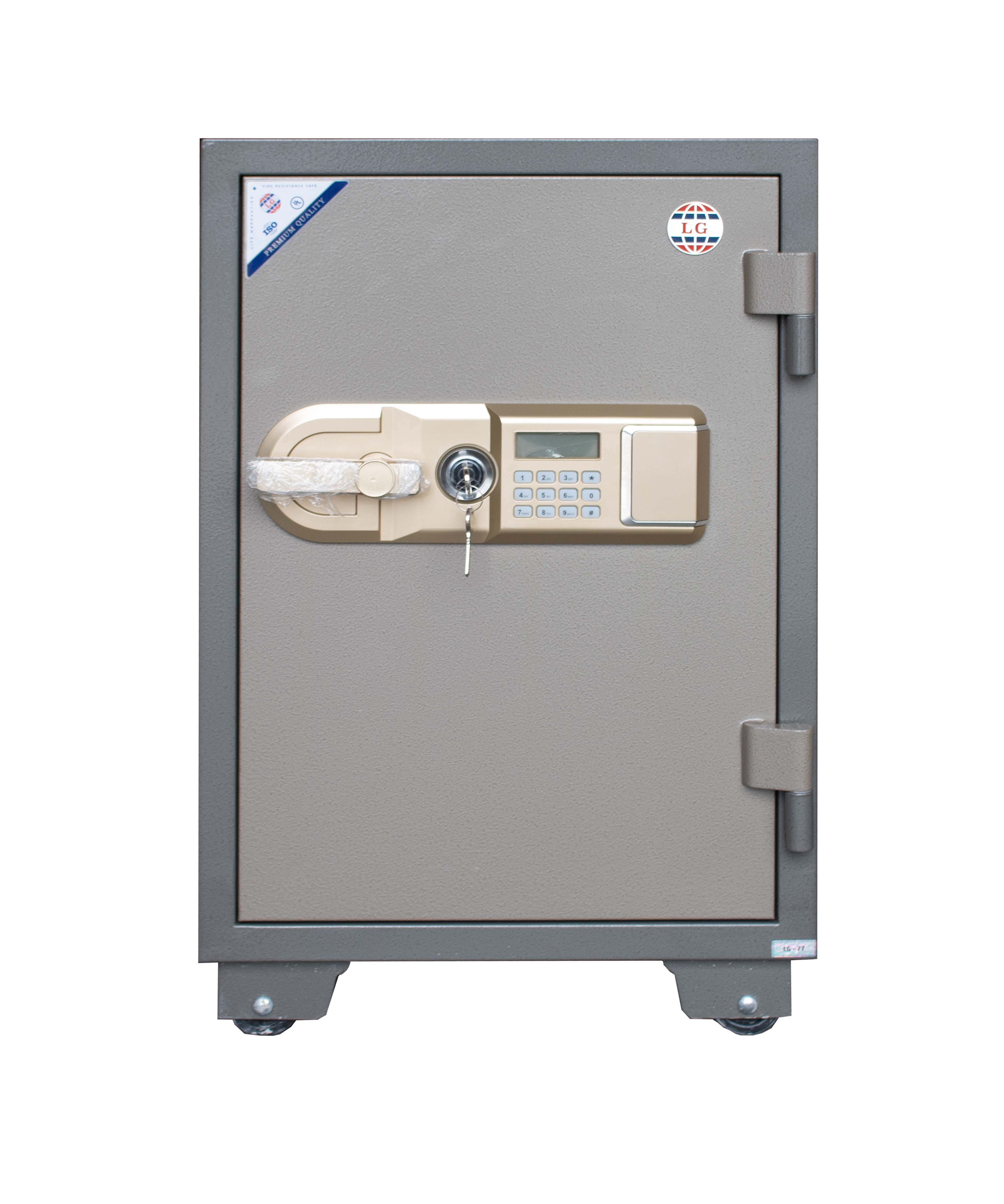 Lotfy Group LG Armored Steel Luxury Safe Weighing 135 Kg, 77 × 50 × 49.5 cm - Beige
